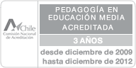 Pedagog&iacute;a en Educaci&oacute;n Media acreditada