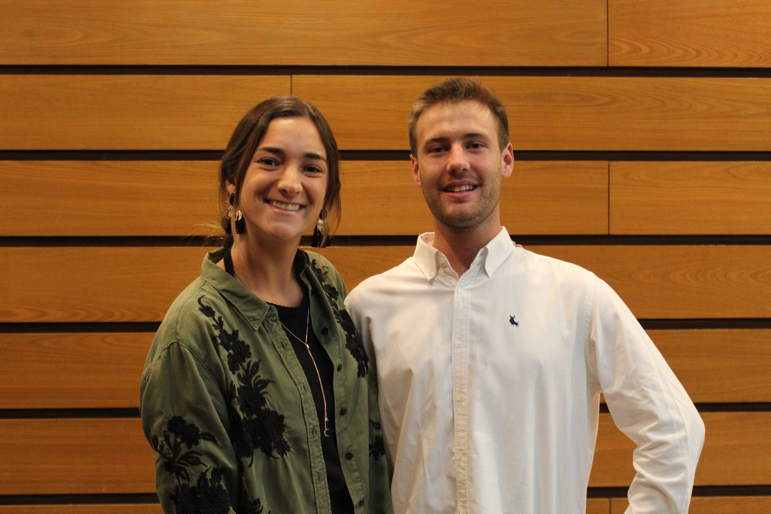 Antonia Ramello, presidenta CADEC 2019, y Osvaldo Romo, presidente CADEC 2020.