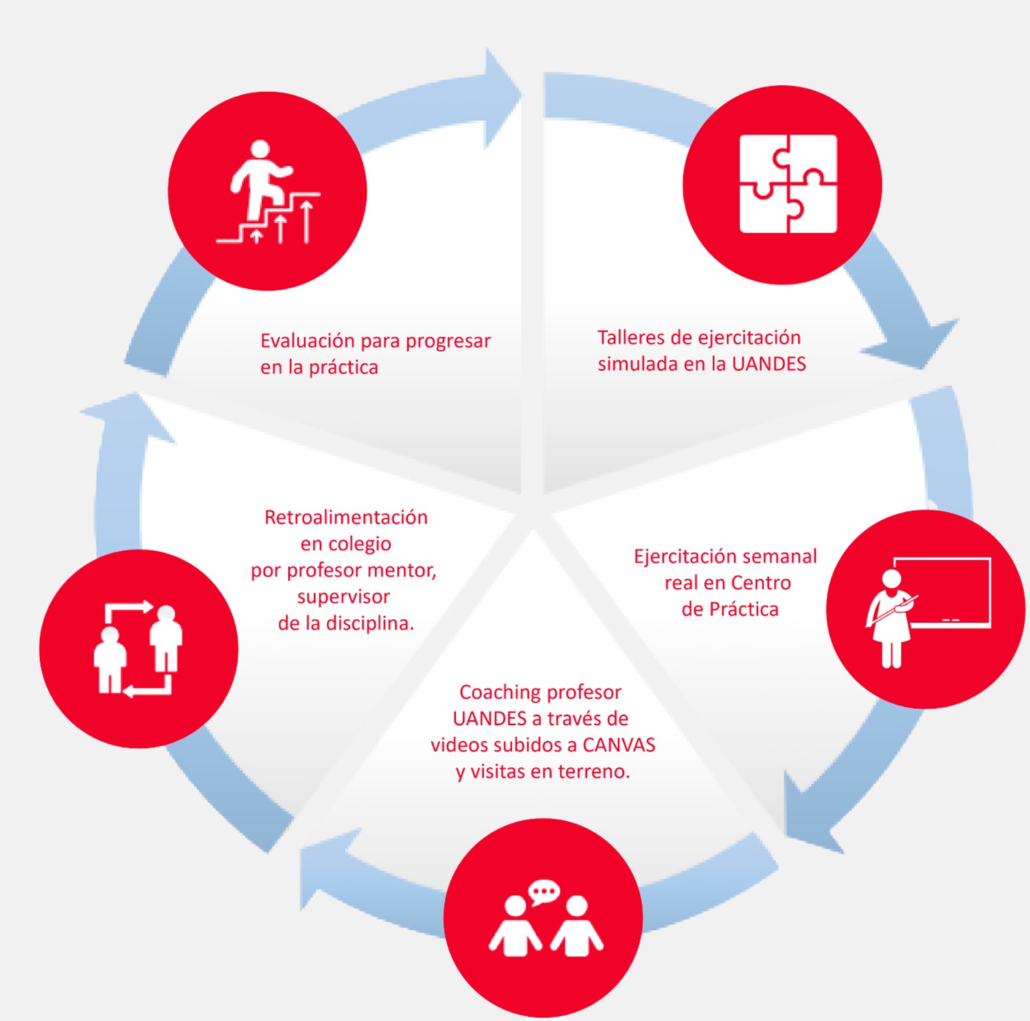 Diagrama del Modelo de Formación Práctica