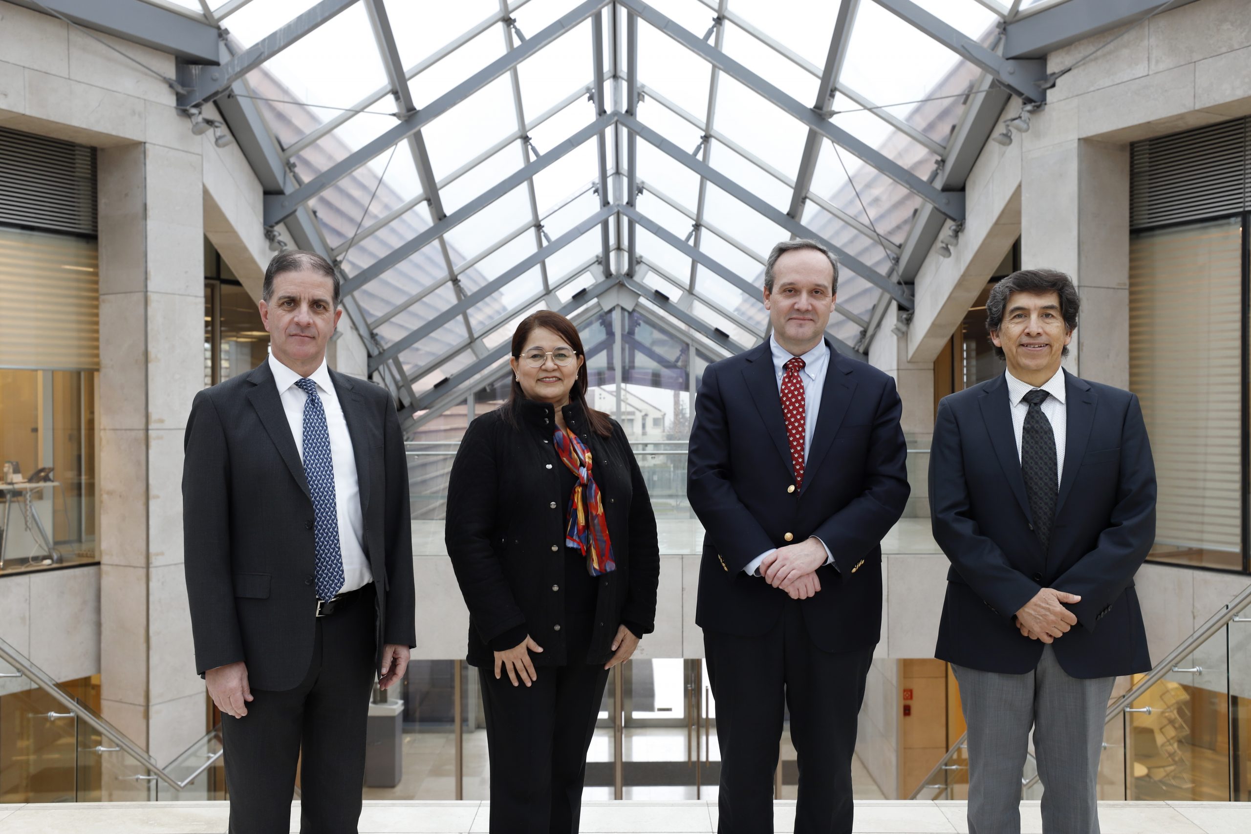Jorge Tricio, Claudia Aguayo, José Miguel Simian y Juan Carlos Enríquez.