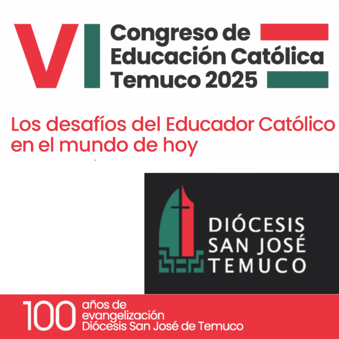 Flyer IV Congreso de Educación Católica de la Diócesis de Temuco