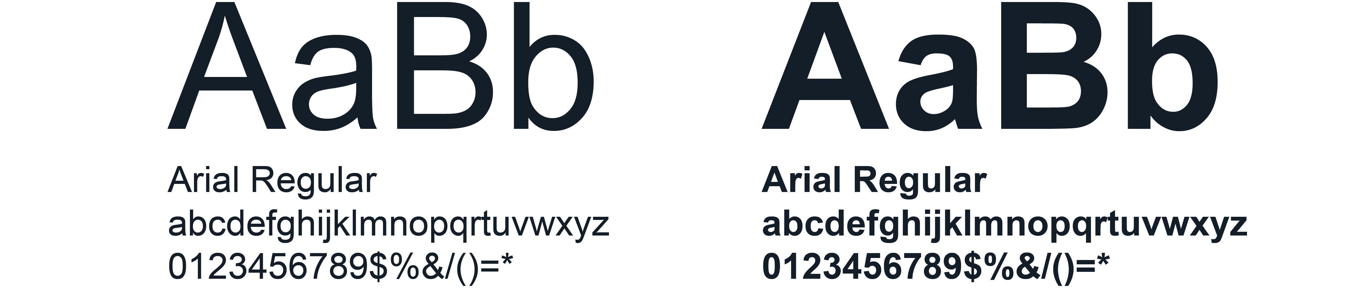 Tipografía complementaria