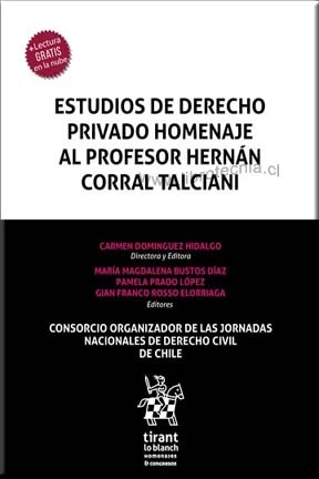 Académicos 25 estudiosdederechoprivado homenajealprofesorhernancorral Dominguez