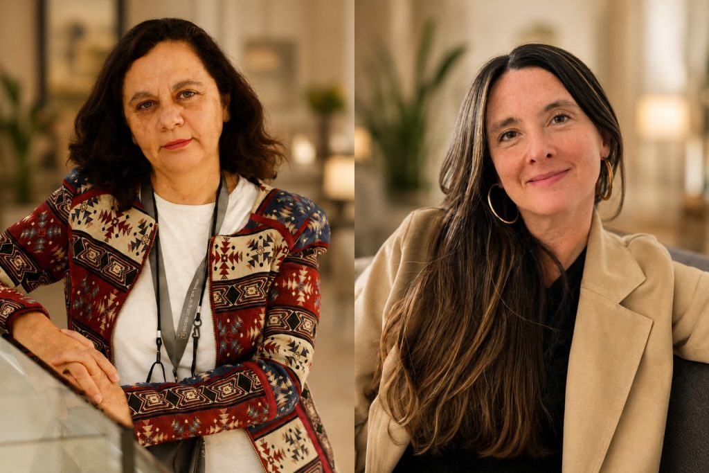 De izq. a der.: María del Carmen Clemente, directora de Sistemas y TI y María José Hormazábal, subdirectora de Experiencia y Proyectos.