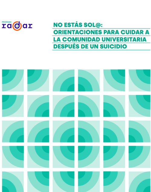 Portada Orientaciones para Cuidar a la Comunidad Universitaria Después de un Suicidio