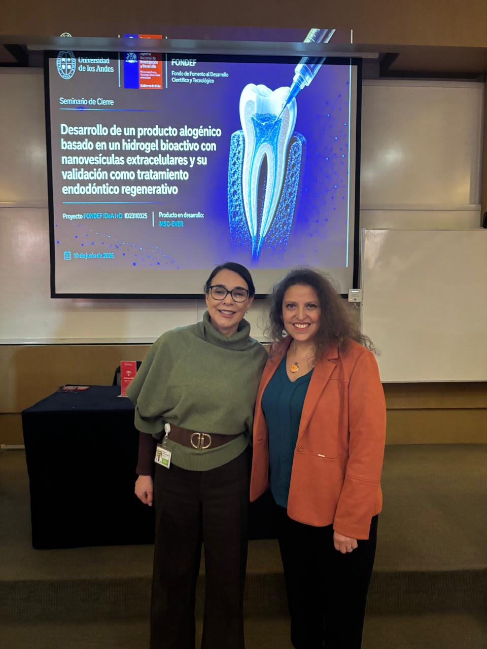 De izq. a der: Claudia Brizuela y Jimena Cuenca.