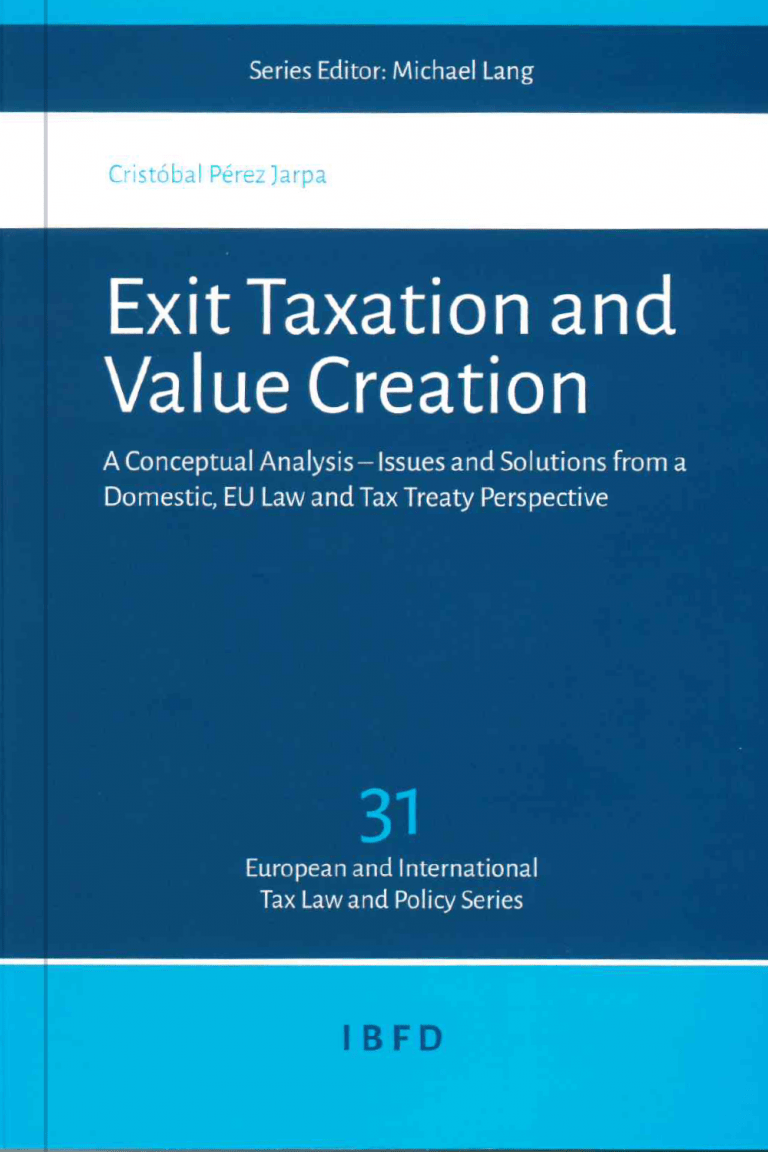 EXITTAXATION AND VALUE CREATION
