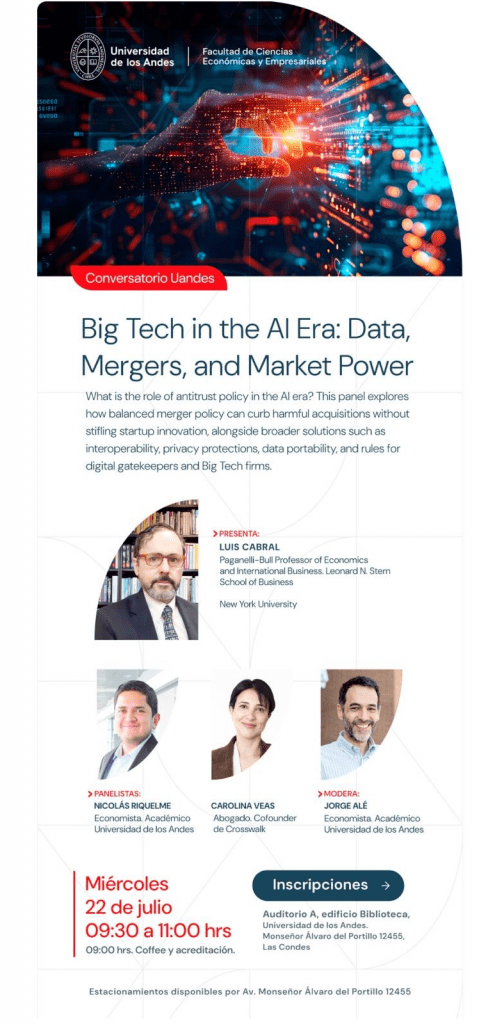 Las "Big Tech" en la era de la IA: datos, fusiones y poder de mercado 3 panel big tech