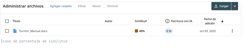 Turnitin 11 Ícono de porcentaje de similitud