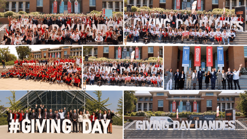 Giving Day Uandes: más de 800 becas y 1.600 alumnos beneficiados desde 2019 13 Collage del Giving Day UANDES