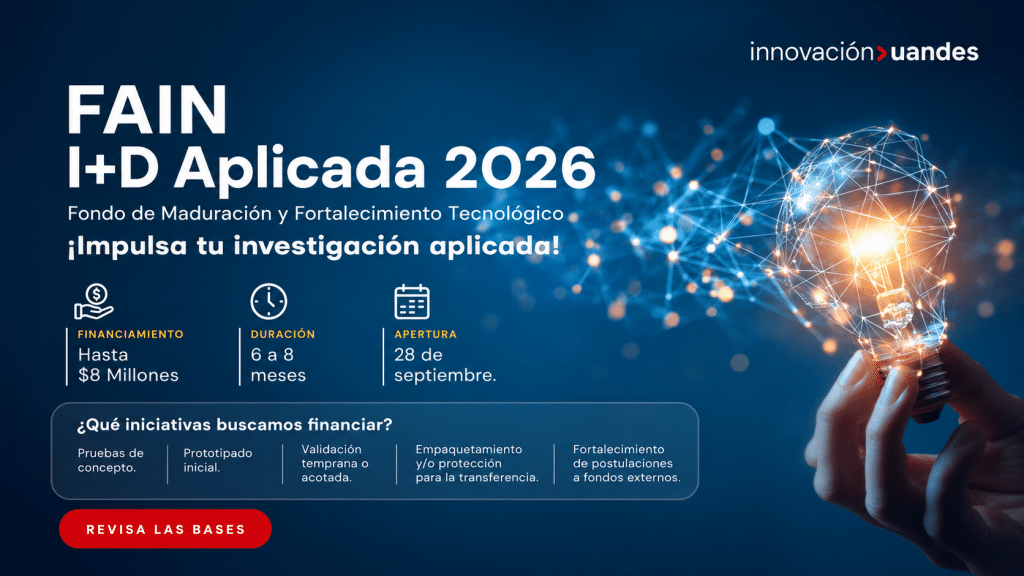 Nueva convocatoria FAIN impulsará proyectos de investigación aplicada con potencial de transferencia 7 FAIN ID Aplicada 2026 Innovacion tecnologica