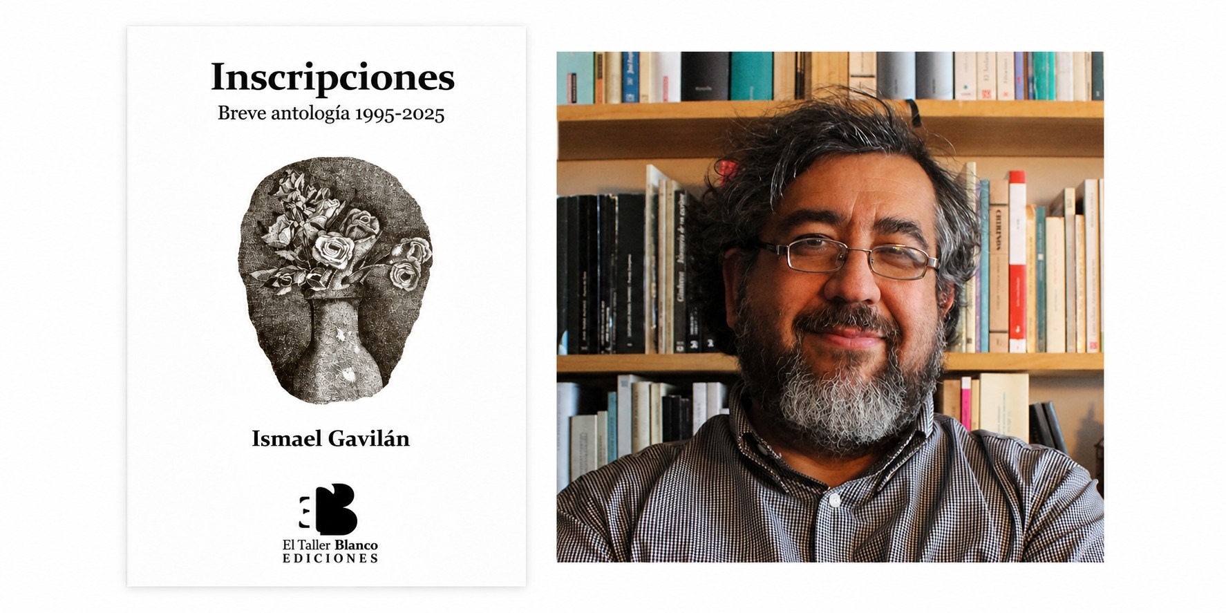 Portada y retrato del escritor